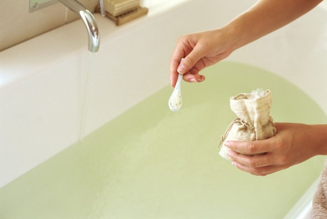 Solna kopel doma za učinkovito zdravljenje cervikalne osteohondroze
