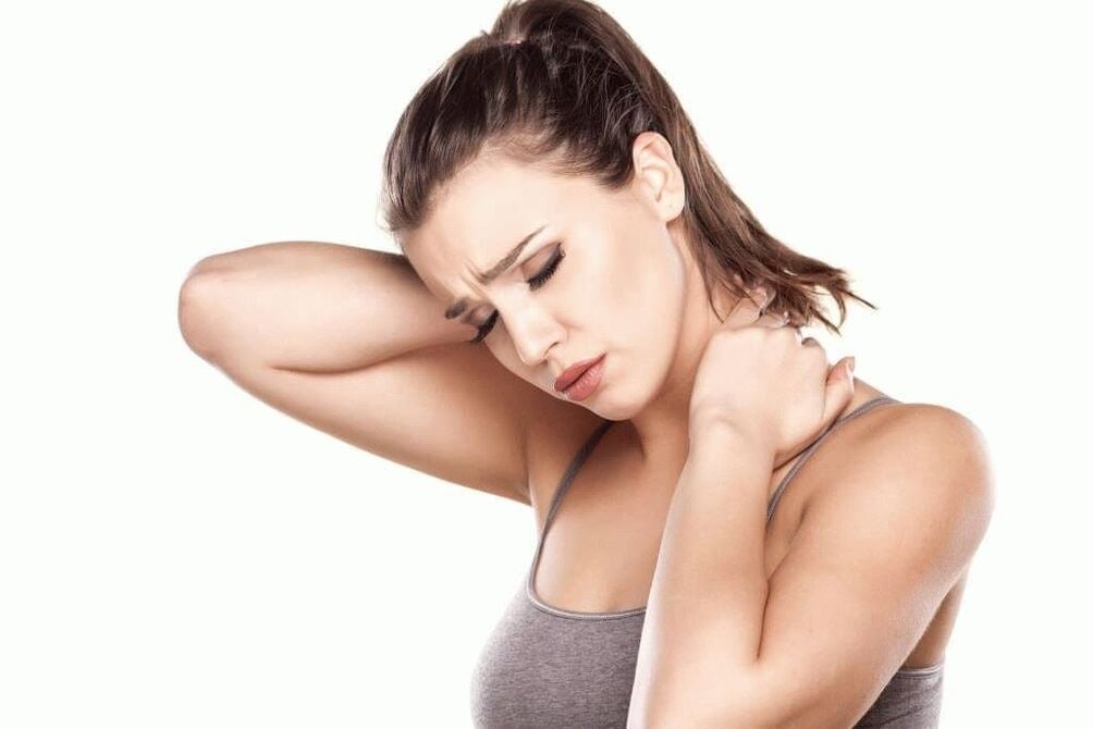 hude bolečine v vratu in lopaticah zaradi cervikalne osteohondroze
